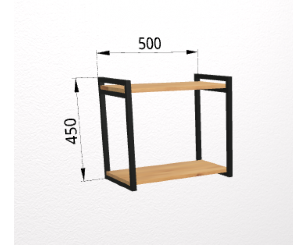 Полка открытая горизонтальная ОПМВГ 500