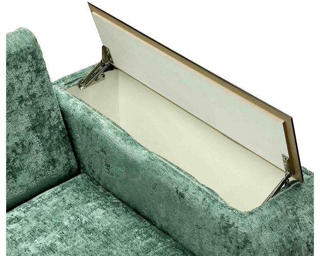 Угловой диван-кровать Магнат Зеленый